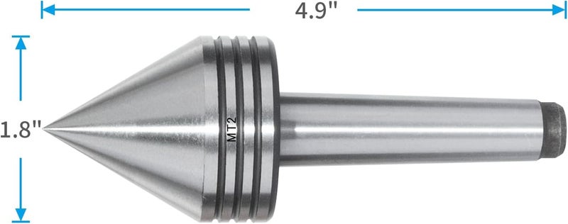 DEEFIINE MT2 Heavy Duty Live Tailstock Center for wood lathe - Image 1